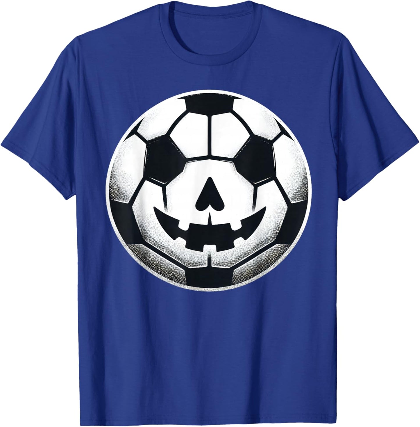 Boys Halloween Jack O Lantern Soccer Player Coach Pitcher T-Shirt - T-Shirt | Royal