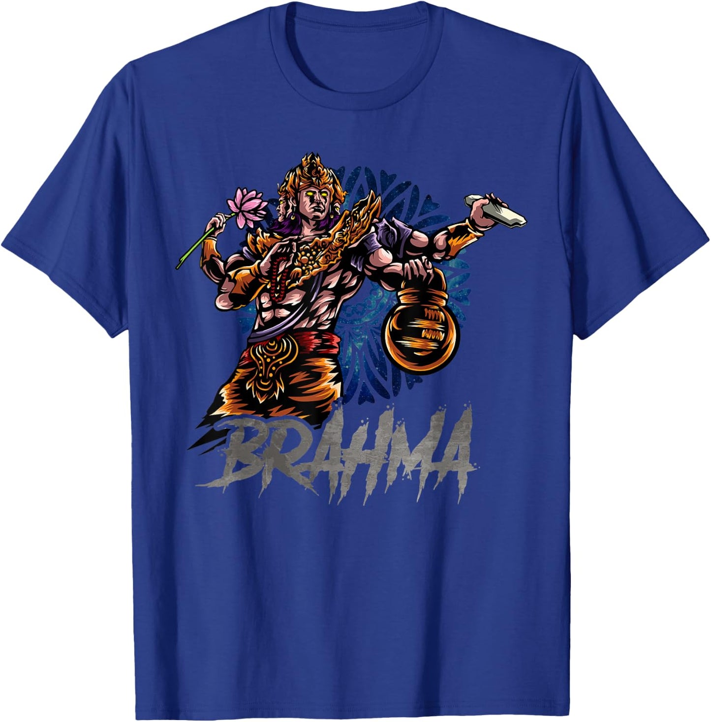 Brahma India Ancient Hindu Mythology Spiritual God T-Shirt - T-Shirt | Royal
