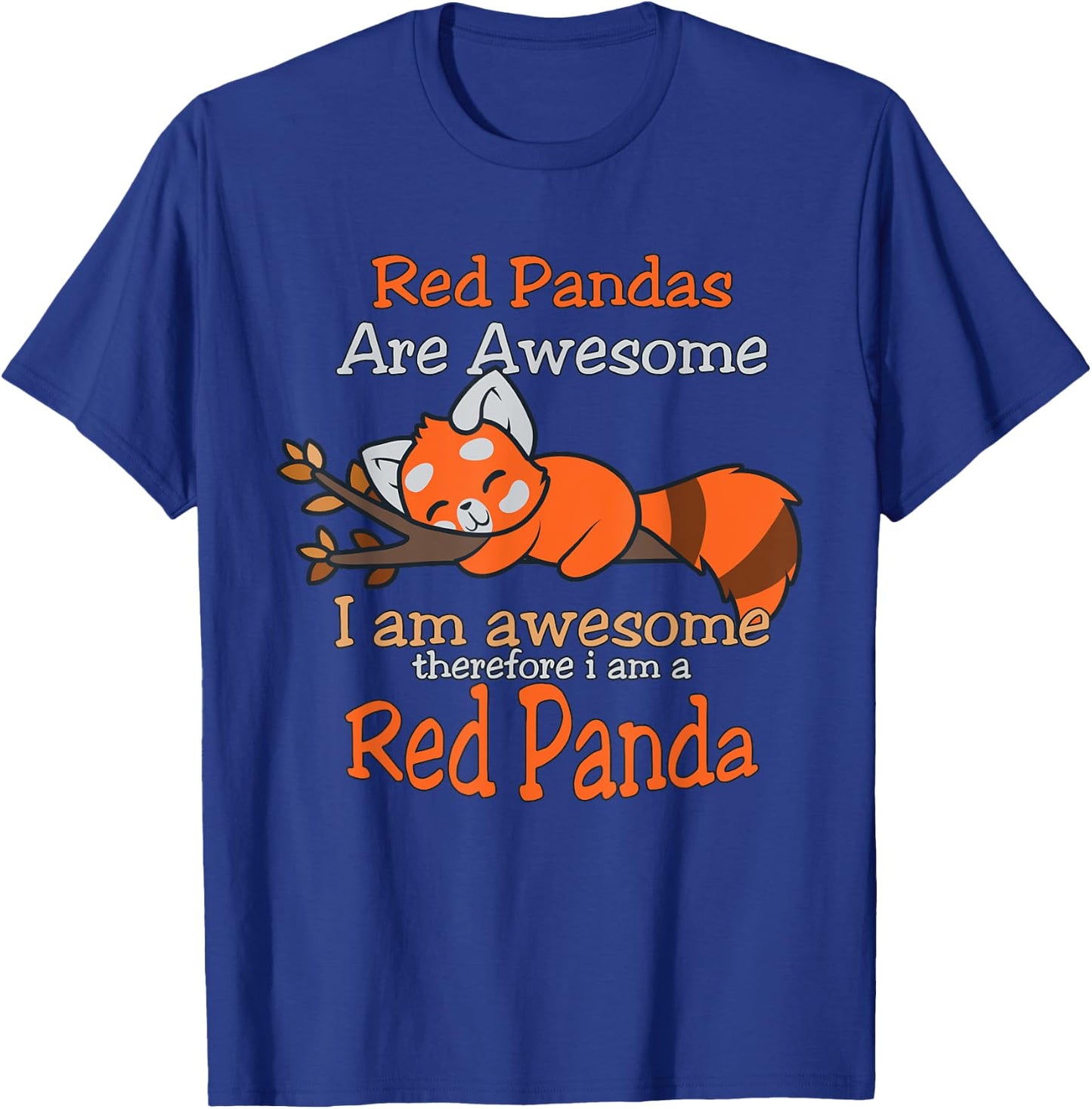 Red Panda Men Women Red Panda Lover Gift Red Panda T-Shirt - T-Shirt | Royal