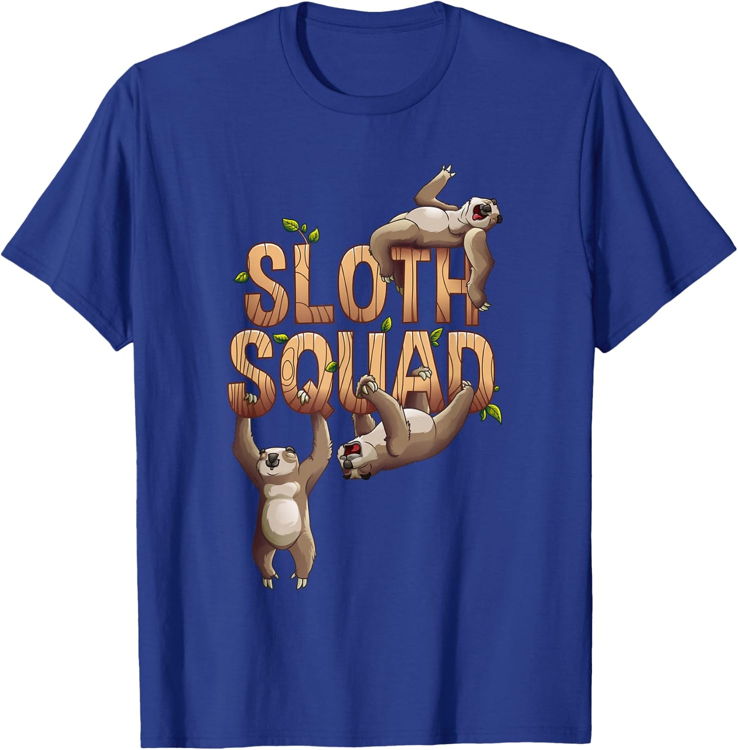 Cool Sloth Squad | Funny Lazy Slow Animal Lover Group Gift T-Shirt - T-Shirt | Royal