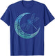 Entomologist Insect Animal Gift Moon Mandala Dragonfly T-Shirt - T-Shirt | Royal