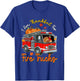 Thankful For Fire Trucks Thanksgiving Turkey Sunglasses T-Shirt - T-Shirt | Royal