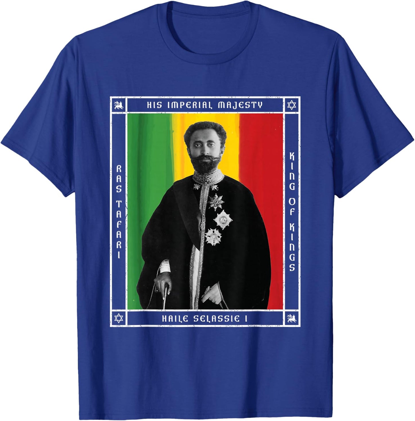 His Imperial Majesty Haile Selassie I T-Shirt - T-Shirt | Royal