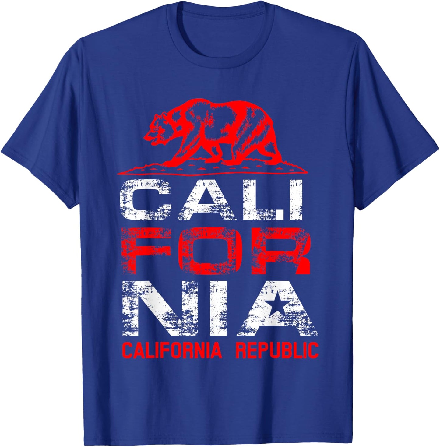 California Republic | Cute North Cali Lovers Gift T-Shirt - T-Shirt | Royal