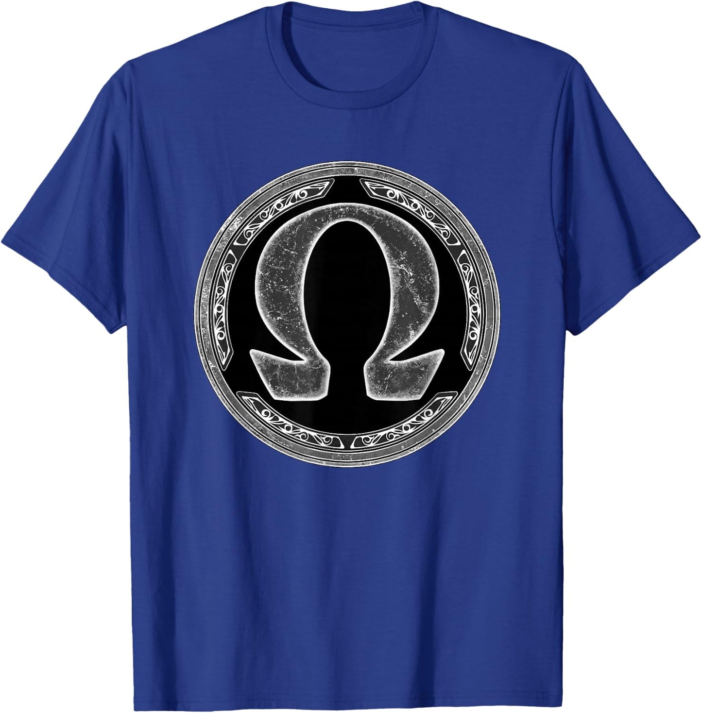 Greek Alphabet Omega Symbol T-Shirt - T-Shirt | Royal