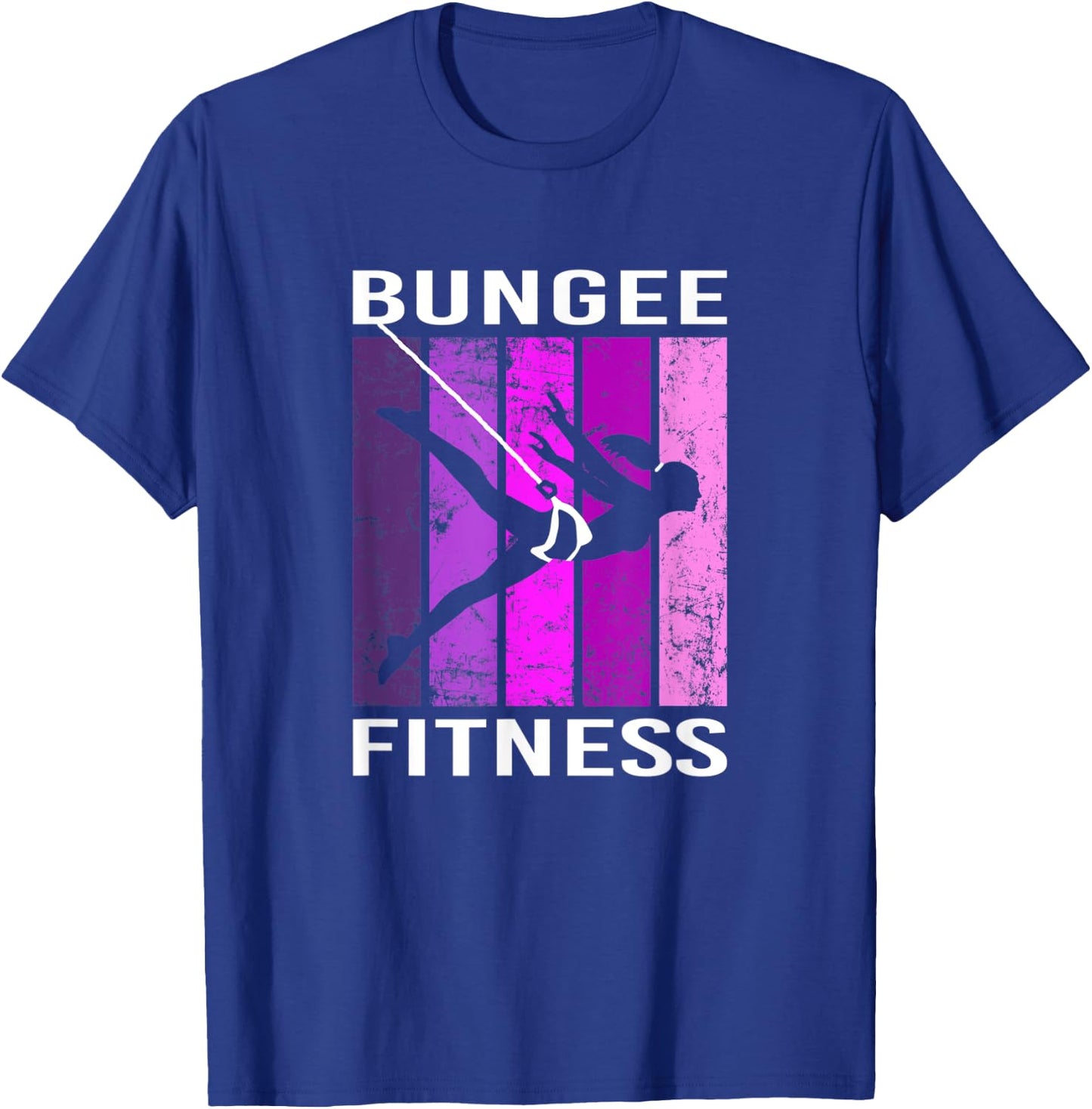 Bungee Fitness Equipment Set Fly Sling Workout T-Shirt - T-Shirt | Royal