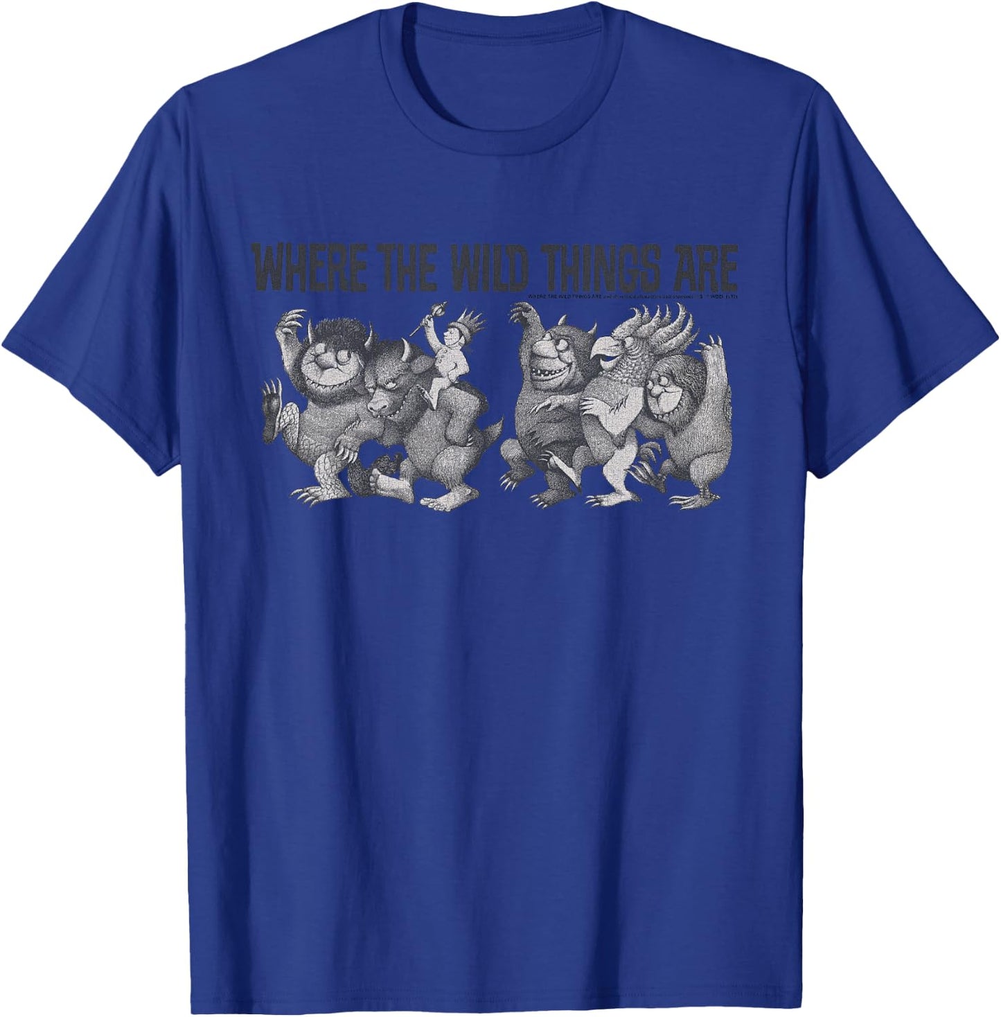 Kids Where The Wild Things Are Max Parade Title T-Shirt - T-Shirt | Royal