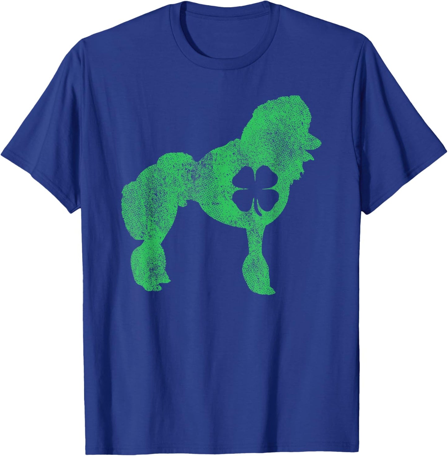 Poodle Dog Irish Shamrock St. Patrick's Day Saint Paddy's Women Kids T-Shirt - T-Shirt | Royal