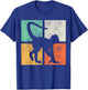 Spider Monkey Retro Vintage T-Shirt - T-Shirt | Royal