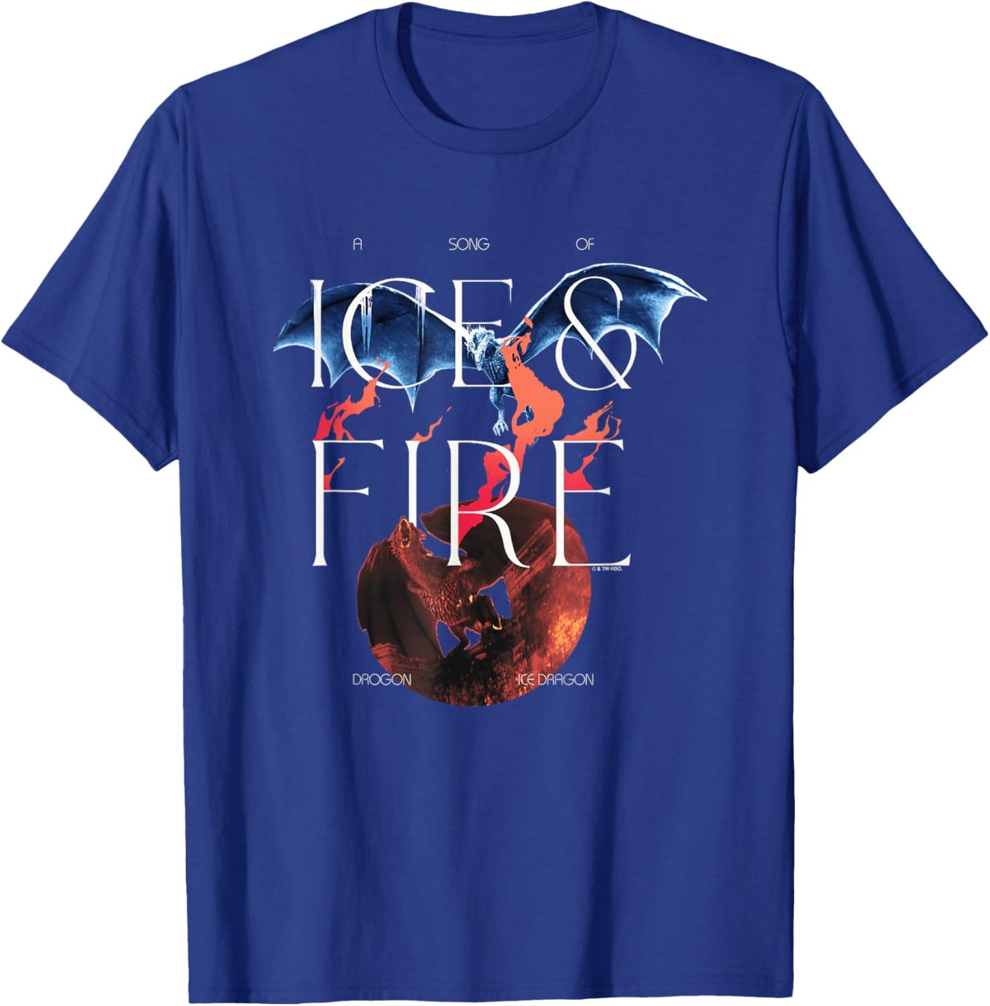 Game Of Thrones A Song Of Ice & Fire Prophecy Big Chest Logo T-Shirt - T-Shirt | Royal