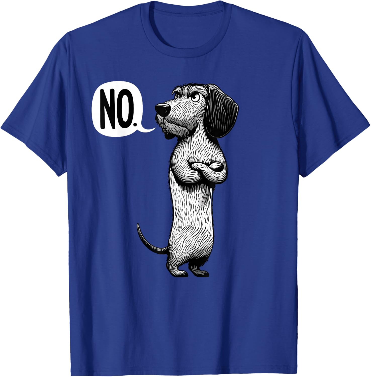 Wire-Haired Dachshund Dog Men Women Kids T-Shirt - T-Shirt | Royal