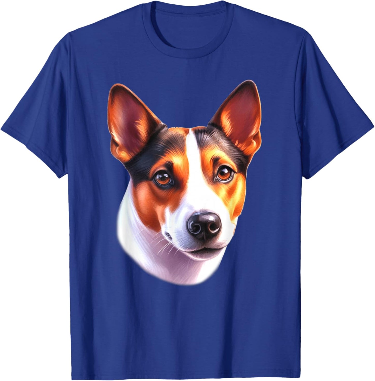 Basenji Dog Portrait T-Shirt - T-Shirt | Royal