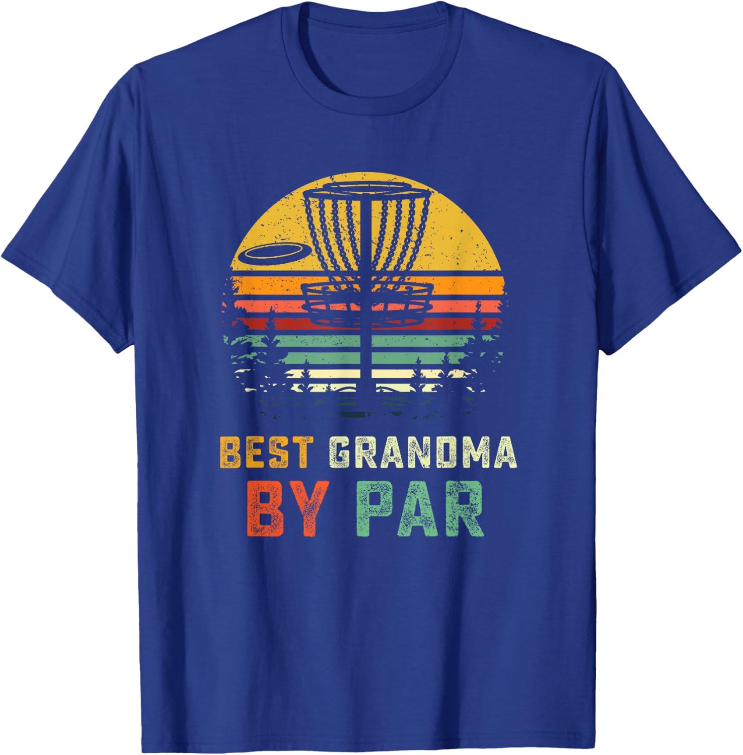 Best Grandma Disc Golf Gift Grandmother Frisbees Disk Golfer T-Shirt - T-Shirt | Royal