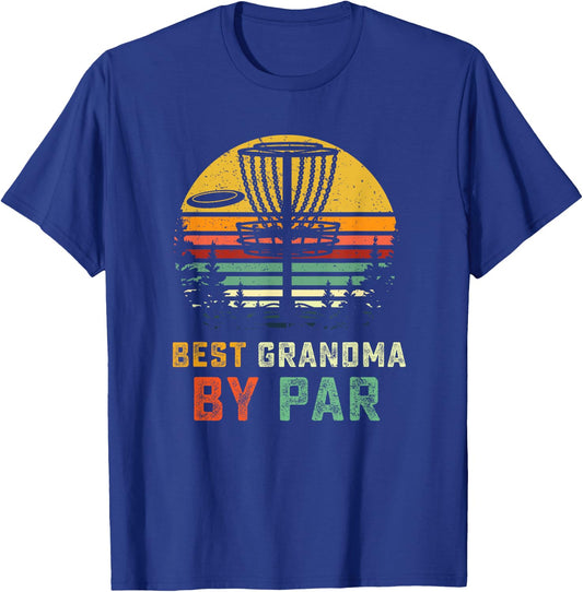Best Grandma Disc Golf Gift Grandmother Frisbees Disk Golfer T-Shirt - T-Shirt | Royal