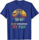 Best Grandma Disc Golf Gift Grandmother Frisbees Disk Golfer T-Shirt - T-Shirt | Royal