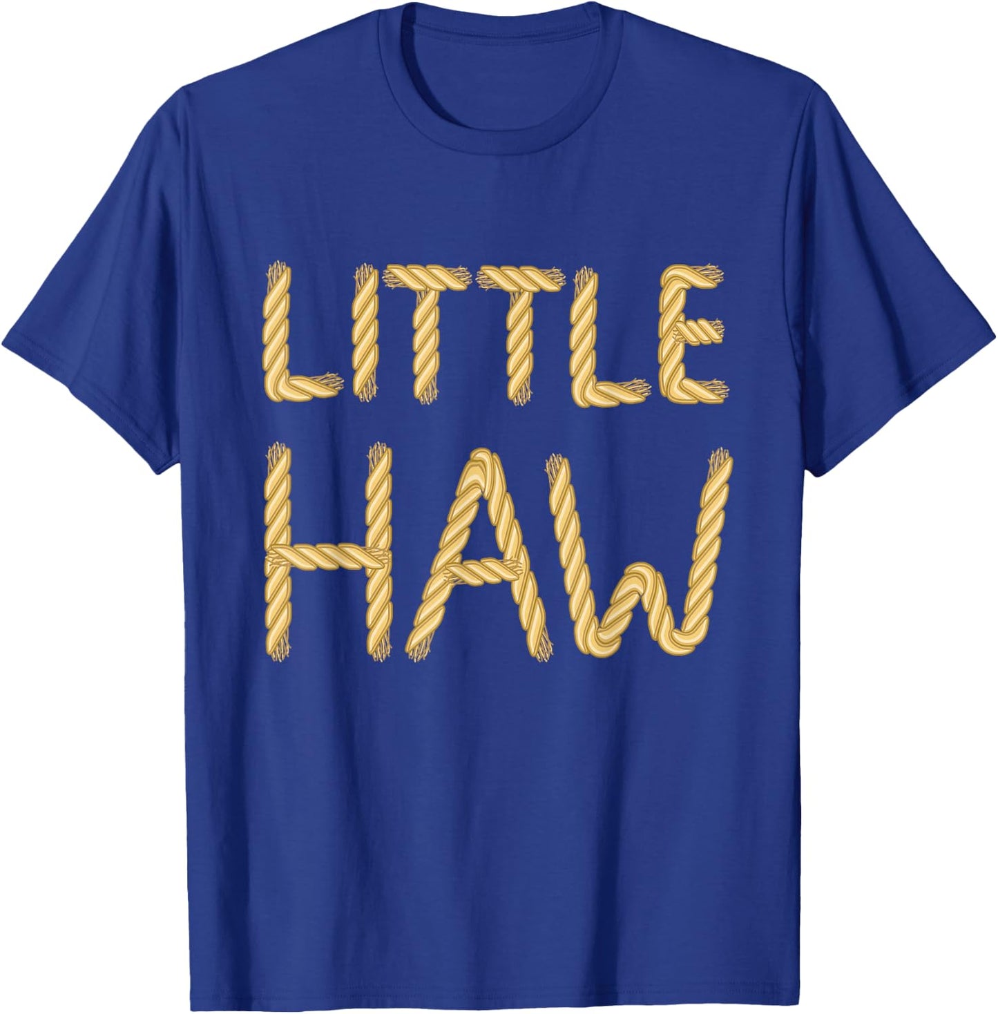 Little Haw Western Theme Country Rope Rodeo Sorority Reveal T-Shirt - T-Shirt | Royal