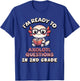 I'm Ready For 2nd Grade Axolotl Questions Funny 2nd Grade T-Shirt - T-Shirt | Royal