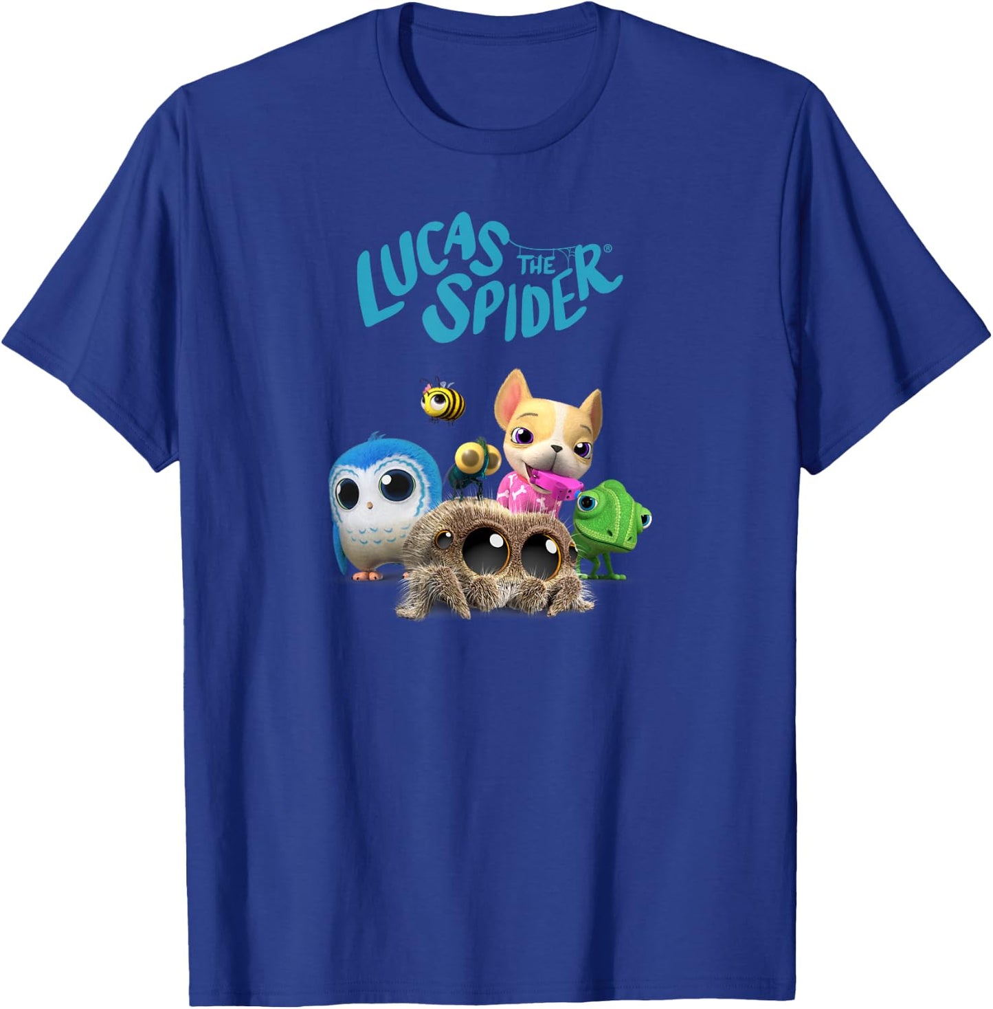 Lucas The Spider & Friends T-Shirt - T-Shirt | Royal