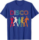 Disco 70s Disco Themed Vintage Retro Dancing T-Shirt - T-Shirt | Royal