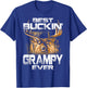 Best Buckin' Grampy Ever Deer Hunting Bucking Father T-Shirt - T-Shirt | Royal