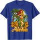 Aloha Hula Dance Hawaii Hawaiian Girl Dancer Vacation T-Shirt - T-Shirt | Royal