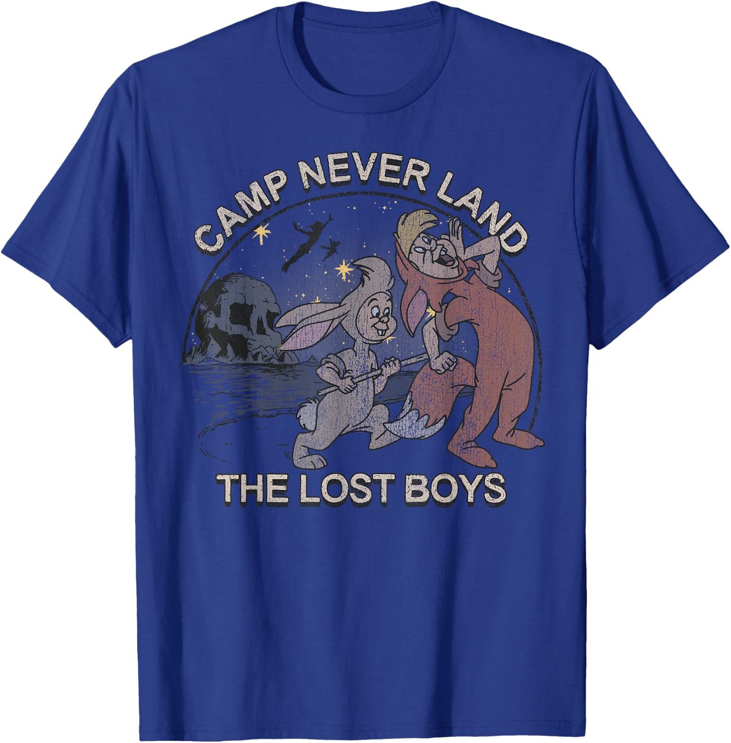 Disney Peter Pan Camp Never Land The Lost Boys T-Shirt - T-Shirt | Royal