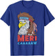 meri-caaaaaw - Eagle Mullet 4th Of July USA American Flag T-Shirt - T-Shirt | Royal