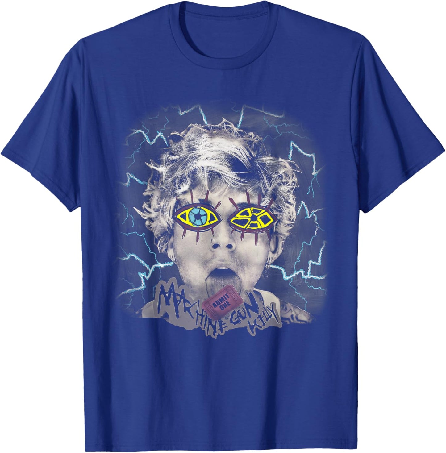 Official Machine Gun Kelly Living Dreams T-Shirt - T-Shirt | Royal