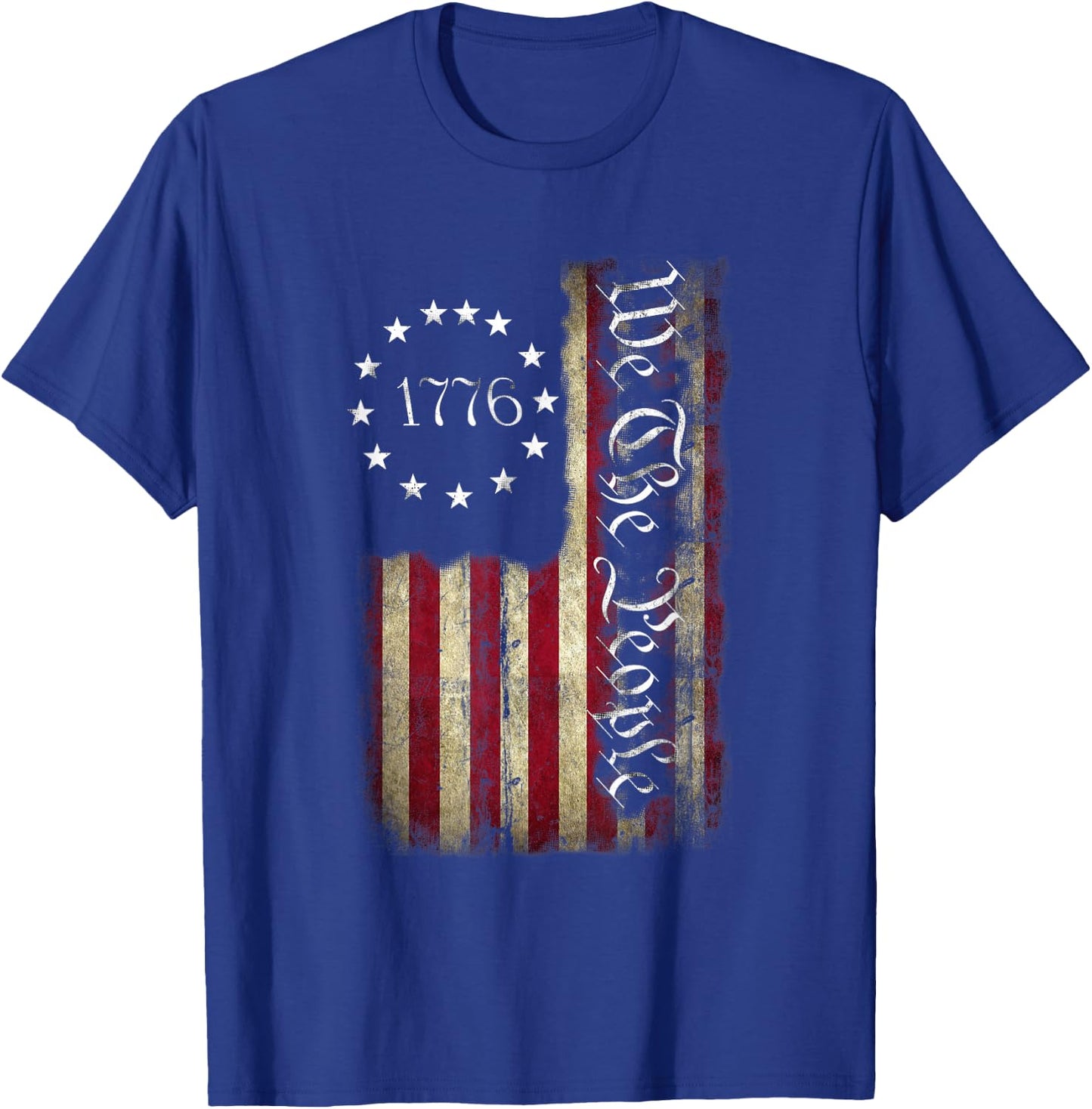 1776 We The People Patriotic American Constitution T-Shirt - T-Shirt | Royal
