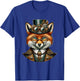 Steampunk Fox Women Men Kids Steampunk Fox T-Shirt - T-Shirt | Royal