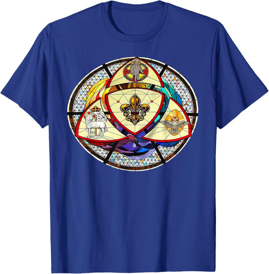 Trinity Sunday Christian Scripture Holy Spirit Sunday School T-Shirt - T-Shirt | Royal