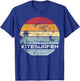 Vintage KITE Surfer Kiting Kiteboarding Retro Kitesurfing T-Shirt - T-Shirt | Royal