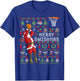 Merry Swishmas Ugly Christmas Basketball Christmas T-Shirt - T-Shirt | Royal