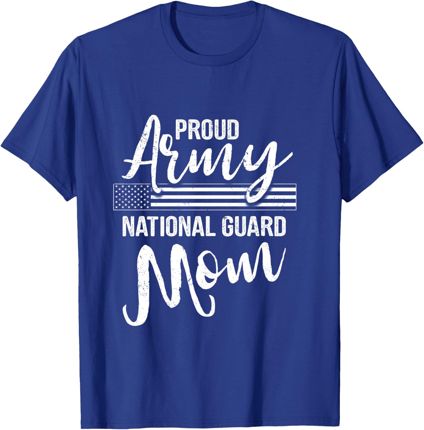 Military Mom - Army Gifts - Proud Army National Guard Mom T-Shirt - T-Shirt | Royal