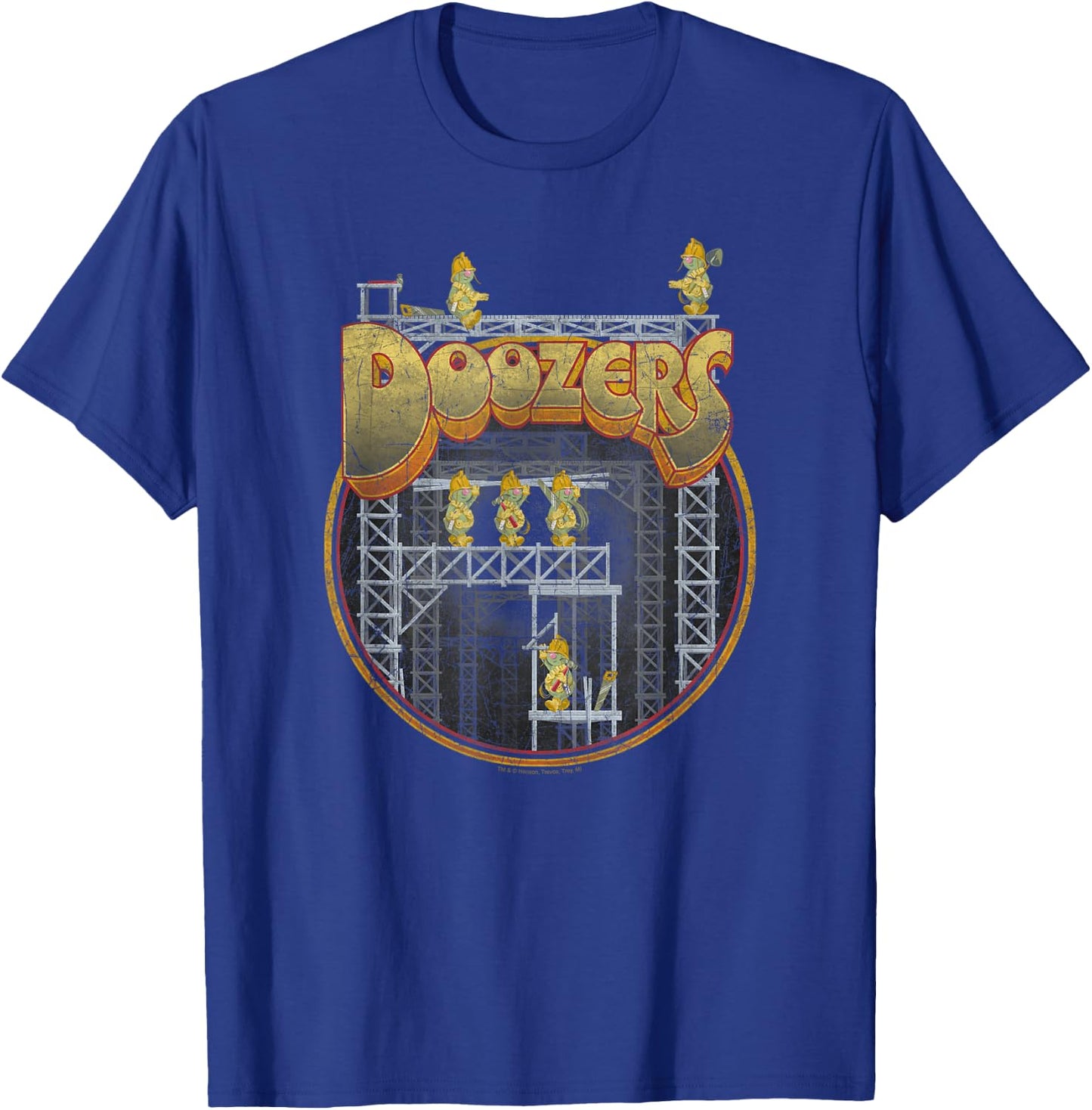 Fraggle Rock Doozers Construction T-Shirt - T-Shirt | Royal