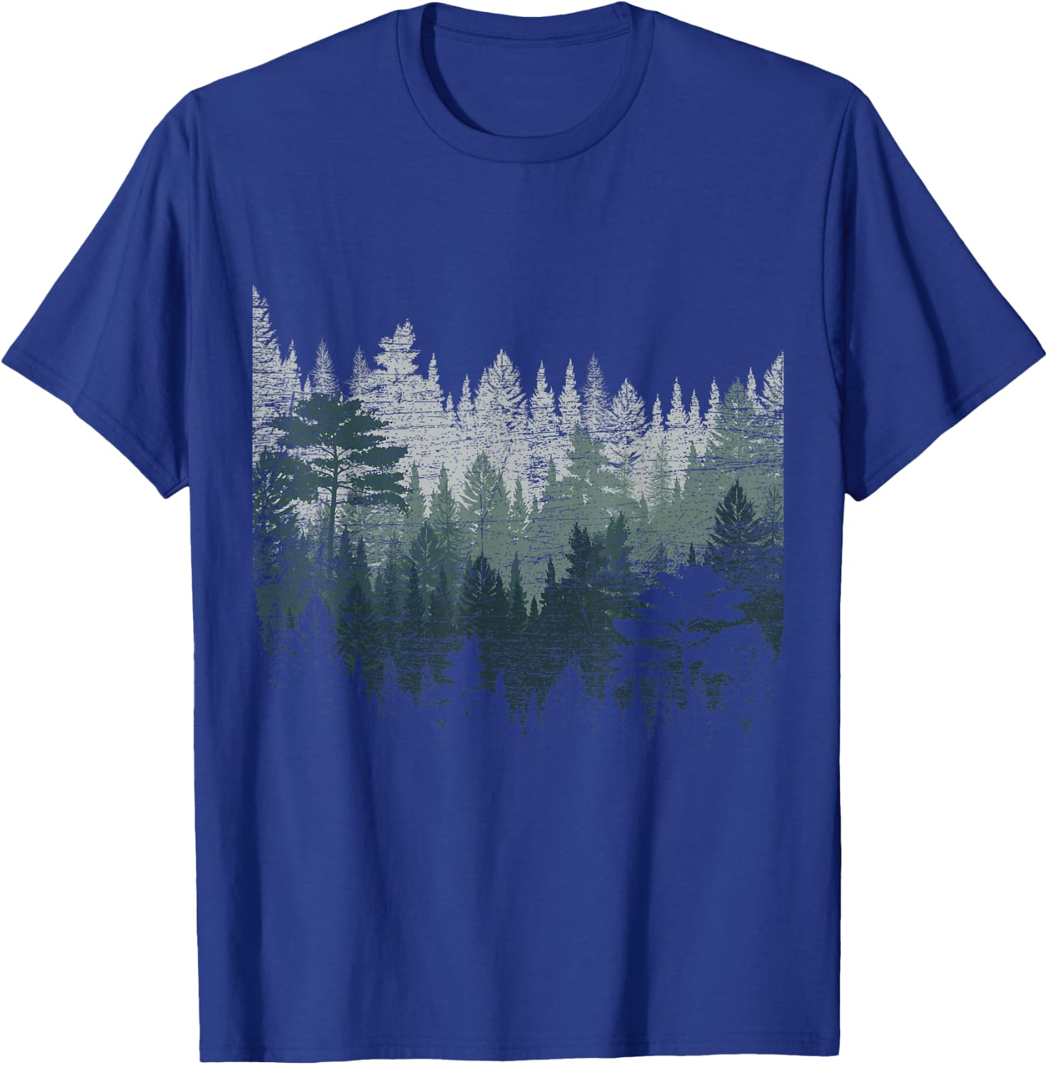 Night Nature Wildlife Trees Outdoor Forest Small T-Shirt - T-Shirt | Royal