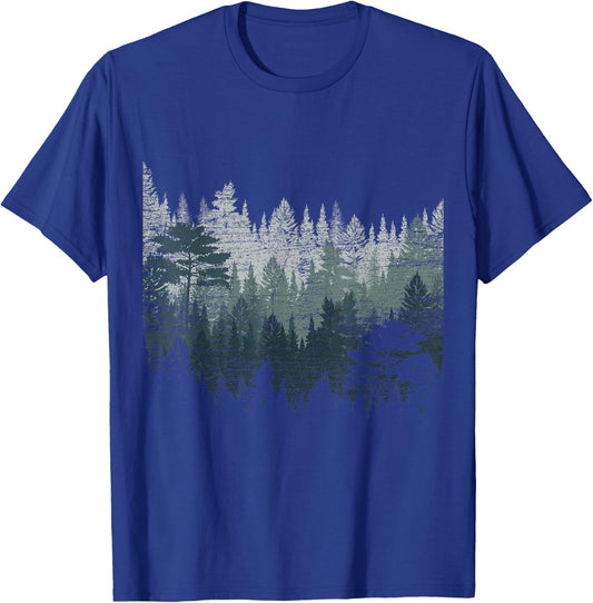 Night Nature Wildlife Trees Outdoor Forest Small T-Shirt - T-Shirt | Royal