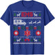 Funny EMS Paramedical Ugly Christmas Sweater T-Shirt - T-Shirt | Royal