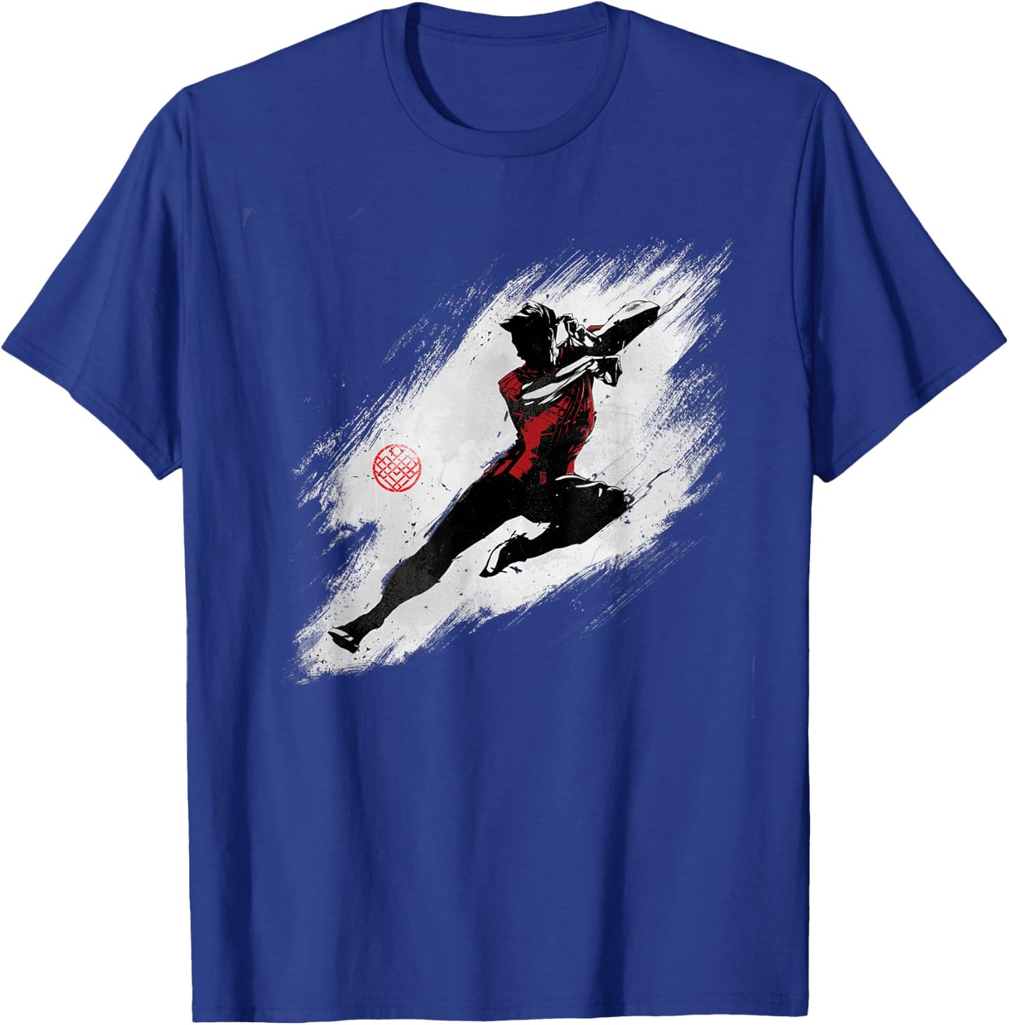 Marvel Shang-Chi and the Legend of the Ten Rings Ink Drawing T-Shirt - T-Shirt | Royal