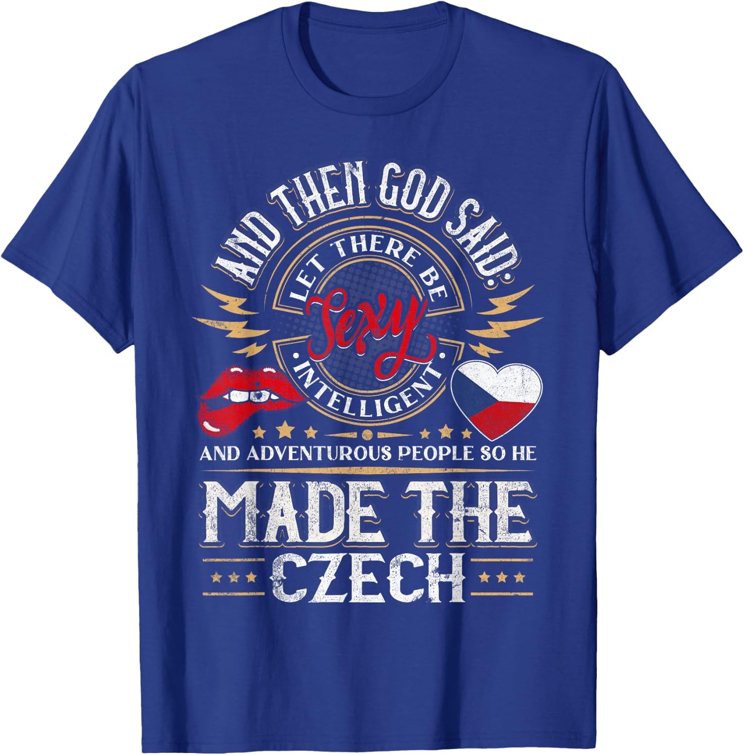 Czech Republic Flag Souvenirs for Czechs Men & Women T-Shirt - T-Shirt | Royal