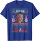 Elf Jovie Ugly Christmas Sweater T-Shirt - T-Shirt | Royal