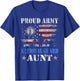Proud Army National Guard Aunt T shirt Veterans Day Gift T-Shirt - T-Shirt | Royal