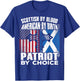 Scottish By Blood American By Birth Patriot By Choice T-Shirt - T-Shirt | Royal