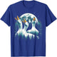3 Ducks Howling At The Moon Wolf Animal T-Shirt - T-Shirt | Royal