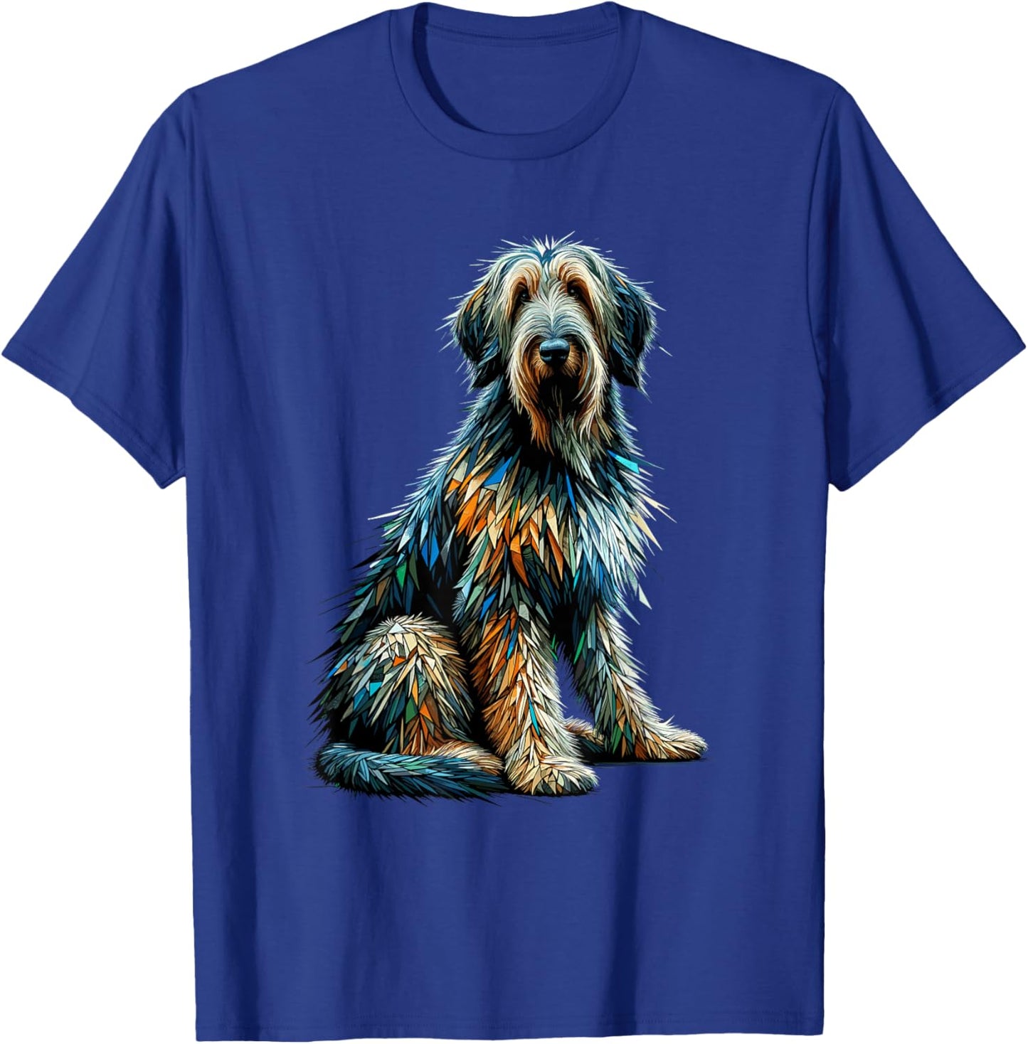 Polygon Art Otterhound Otter Dog T-Shirt - T-Shirt | Royal