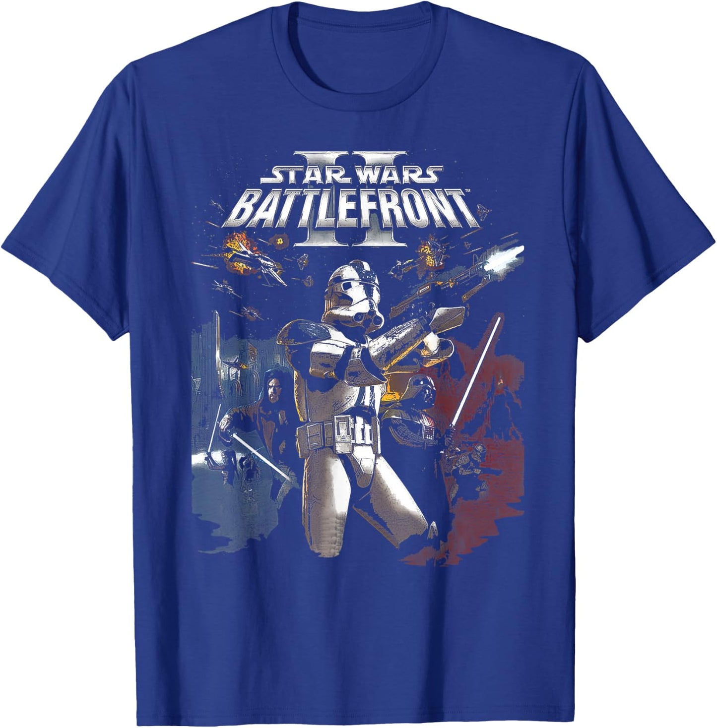 Star Wars Battlefront II Video Game T-Shirt - T-Shirt | Royal