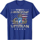 173rd Airborne Brigade Veteran U.S Flag Airborne Paratrooper T-Shirt - T-Shirt | Royal