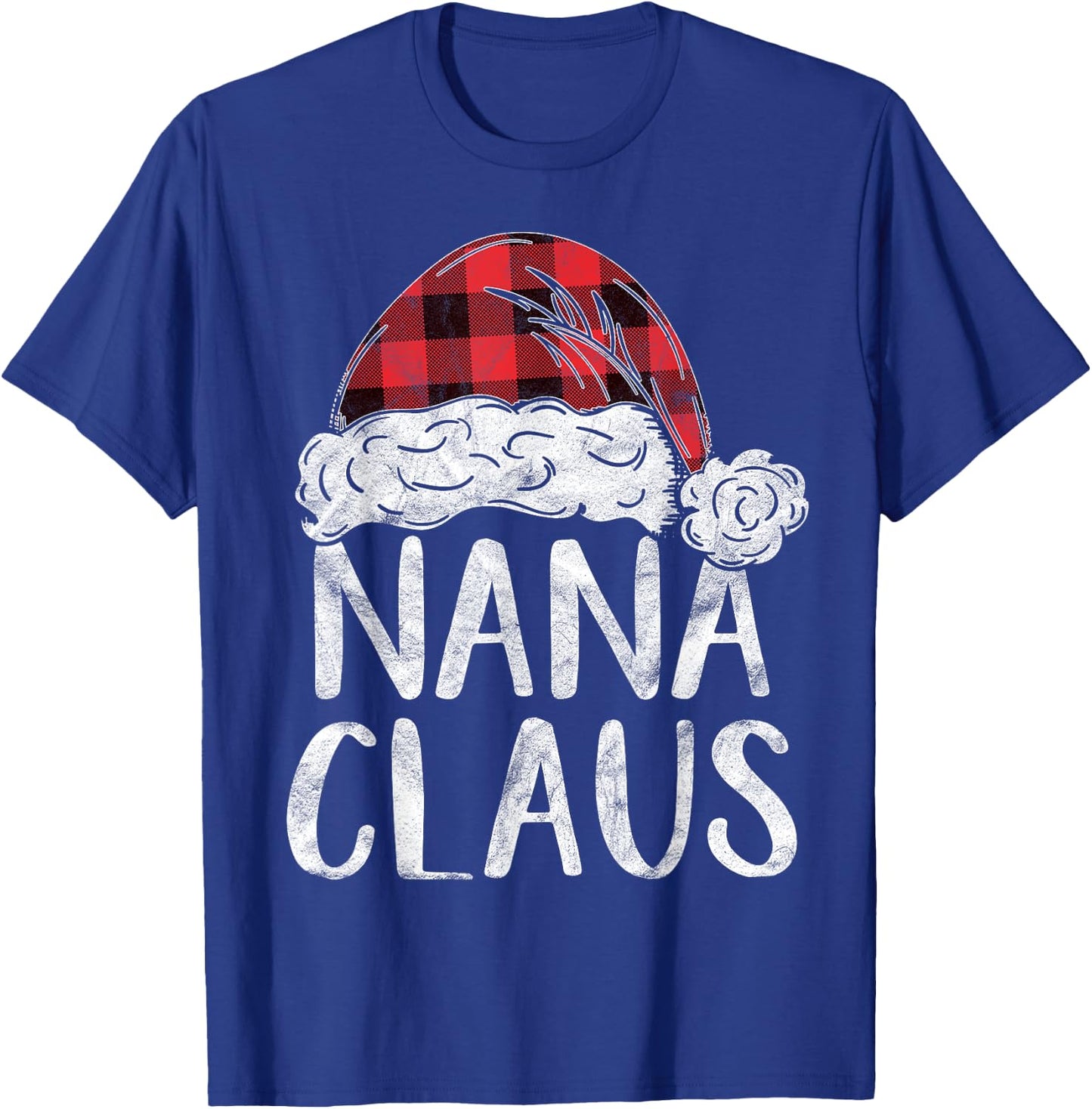 Nana Claus Christmas Costume Gift Santa Matching Family Xmas T-Shirt - T-Shirt | Royal