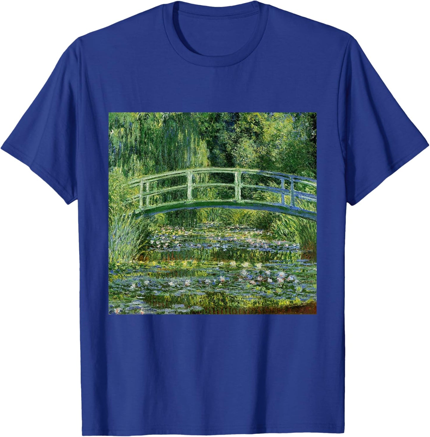 Monets Water Lilies and Japanese Bridge T-Shirt - T-Shirt | Royal