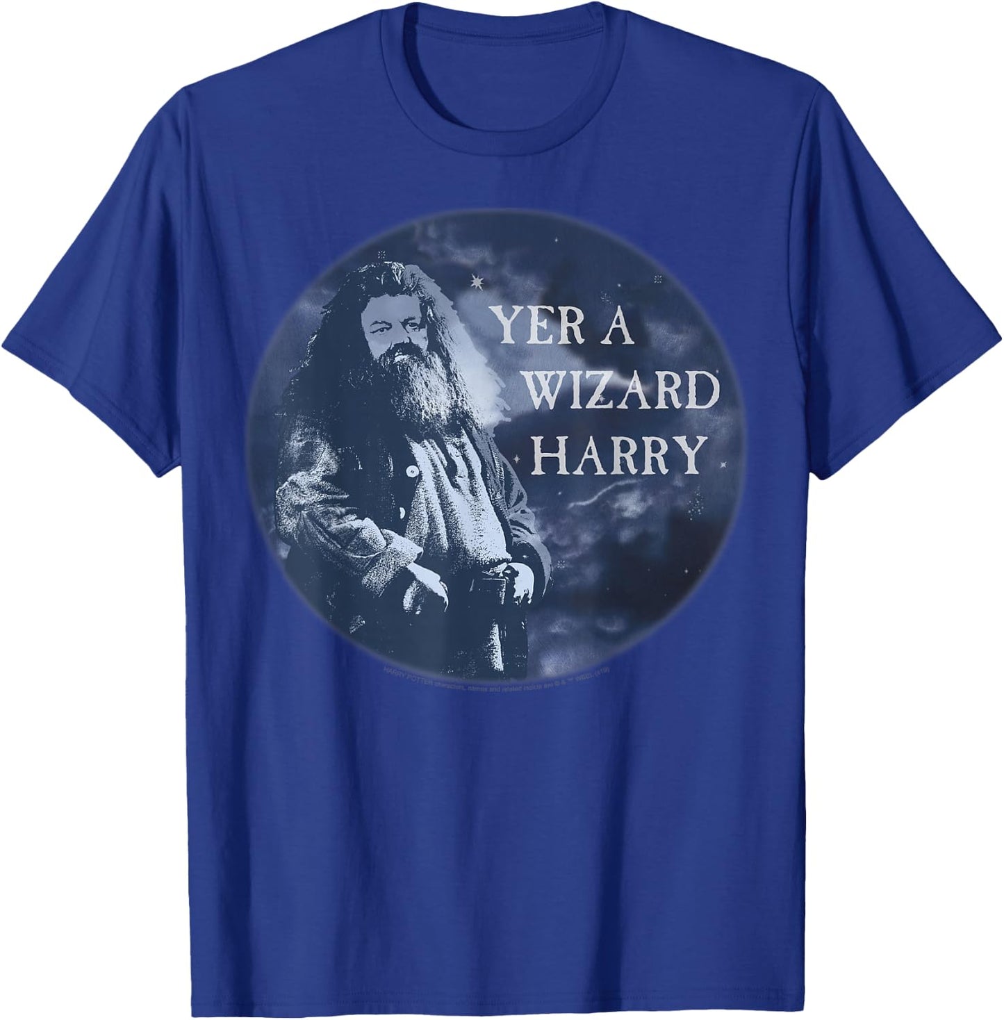 Harry Potter Hagrid Yer A Wizard Harry Circle T-Shirt - T-Shirt | Royal
